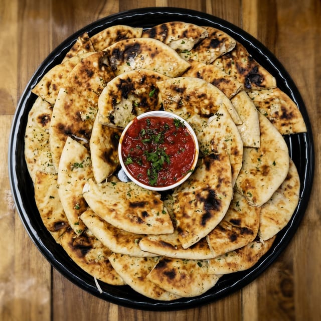 Garlic Flat Bread.