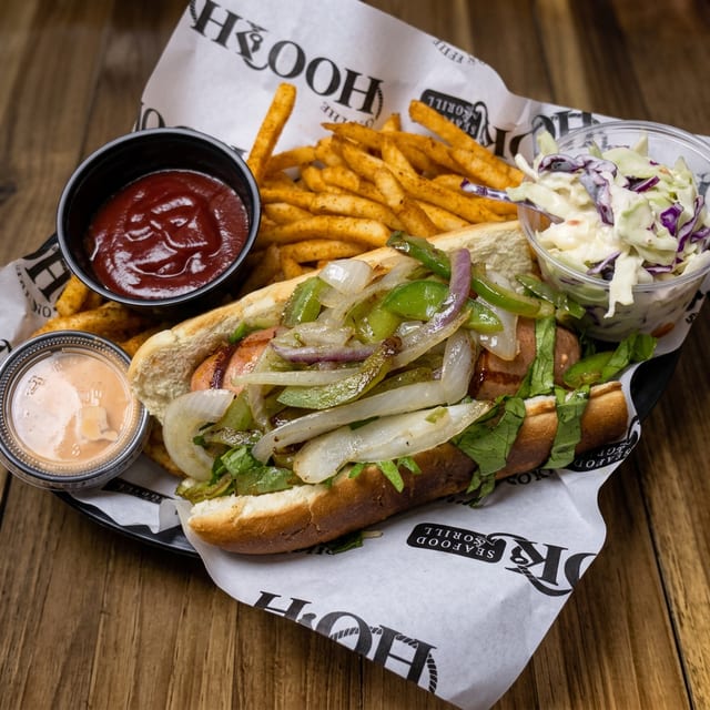 Po'Boy w/ Fries & Coleslaw.