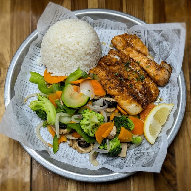 Extra Grilled White Fish.